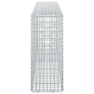Γκαμπιόν με σύρμα 3,5 χλστ και πλέγμα 5x2,5 εκ 150x20x50 εκ - Pakobazaar