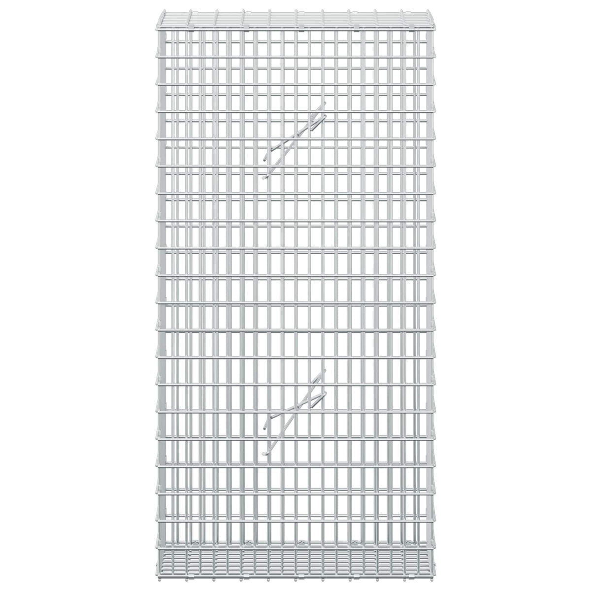Γκαμπιόν με σύρμα 3,5 χλστ και πλέγμα 5x2,5 εκ 50x20x100 εκ - Pakobazaar