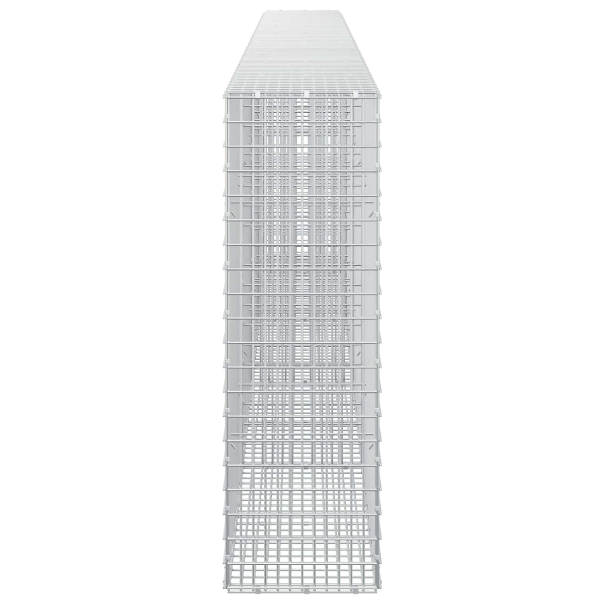 Γκαμπιόν με σύρμα 3,5 χλστ και πλέγμα 5x2,5 εκ 450x30x100 εκ - Pakobazaar