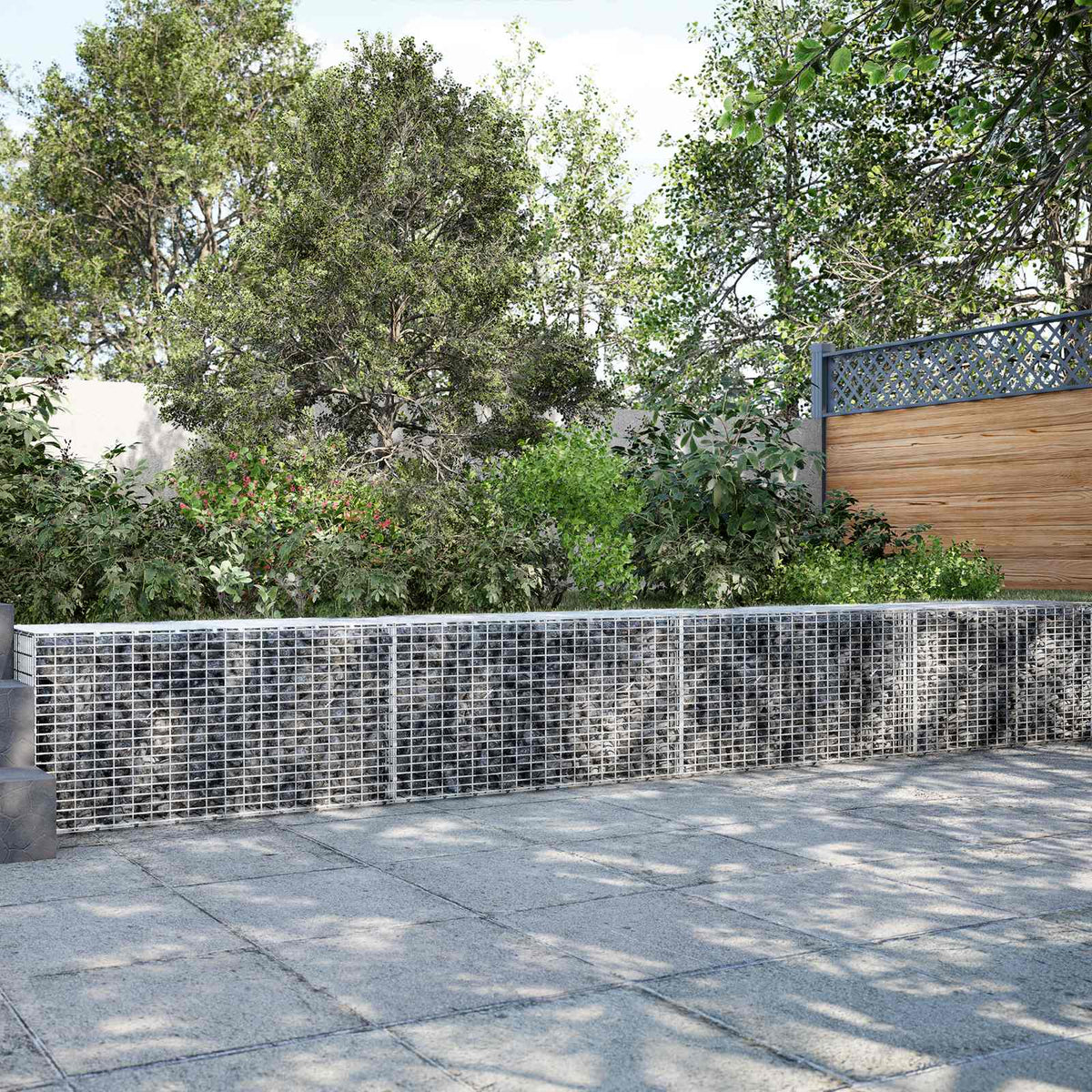 Γκαμπιόν με σύρμα 3,5 χλστ και πλέγμα 5x2,5 εκ 1000x50x50 εκ.