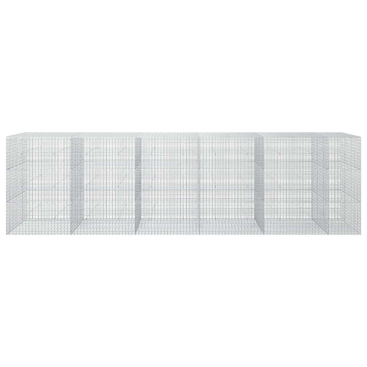 Γκαμπιόν με σύρμα 3,5 χλστ και πλέγμα 5x2,5 εκ 550x50x150 εκ. - Pakobazaar