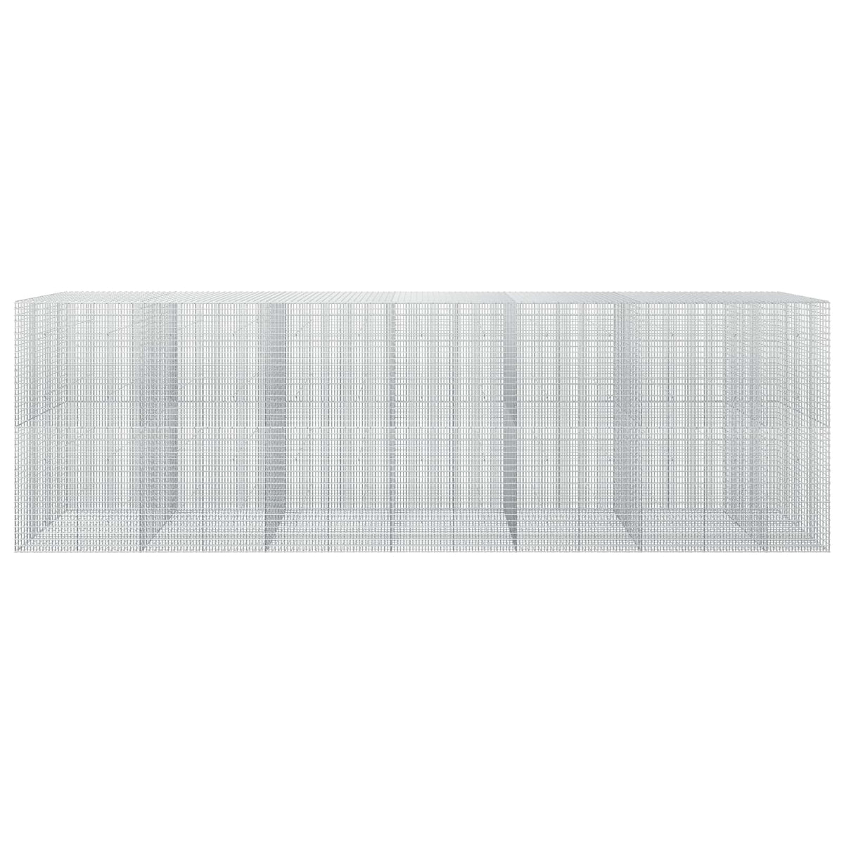 Γκαμπιόν με σύρμα 3,5 χλστ και πλέγμα 5x2,5 εκ 650x50x200 εκ - Pakobazaar