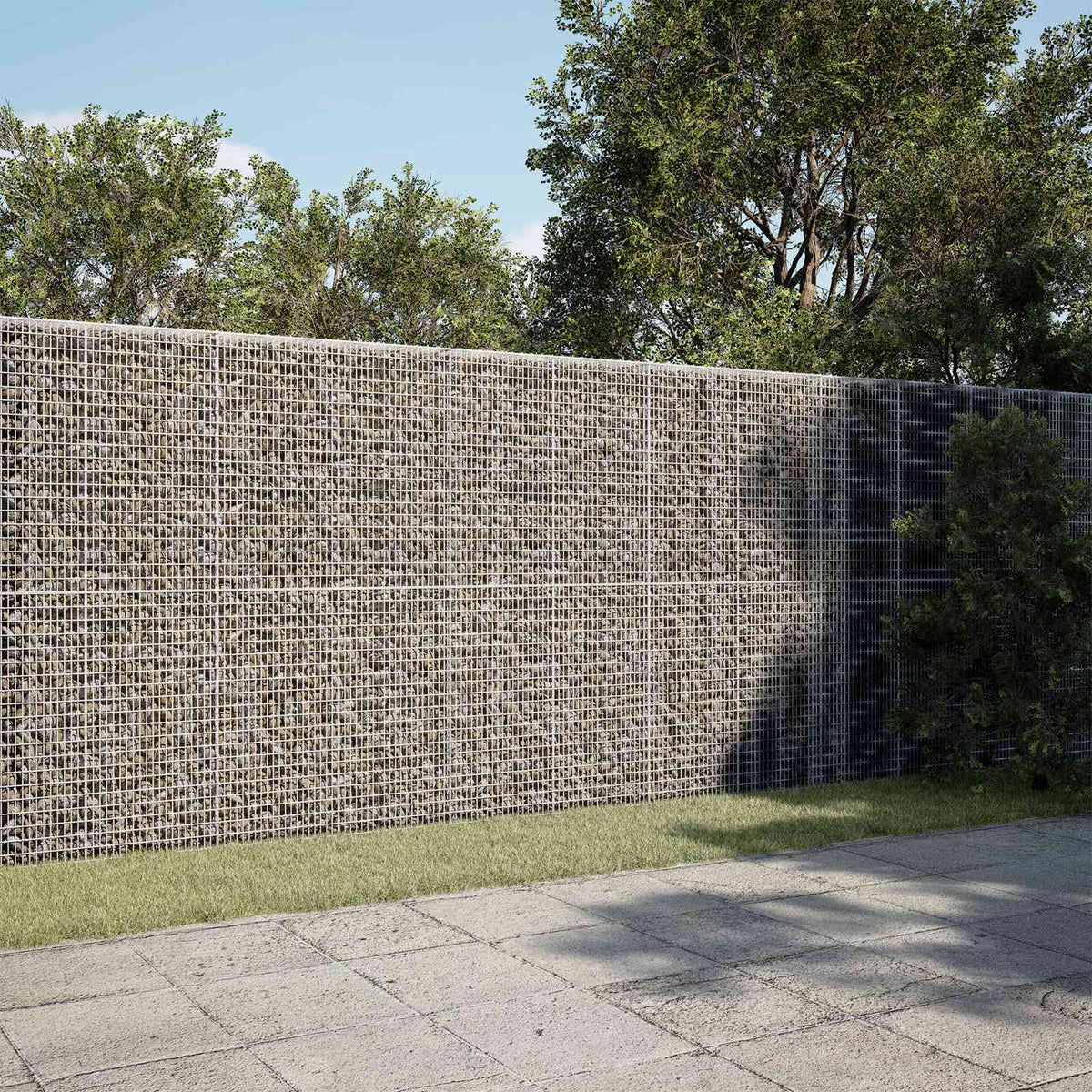 Γκαμπιόν με σύρμα 3,5 χλστ και πλέγμα 5x2,5 εκ 1100x100x200 εκ