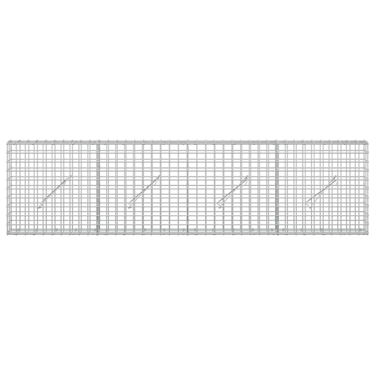 Γκαμπιόν με Σύρμα 3,5 mm και Πλέγμα 5x5 cm 200x10x50 εκ