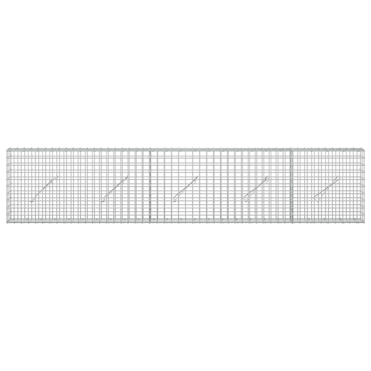Γκαμπιόν με Σύρμα 3,5 mm και Πλέγμα 5x5 cm 250x10x50 εκ