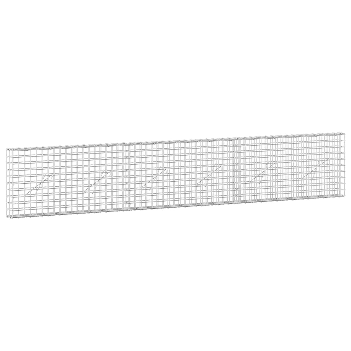 Γκαμπιόν με Σύρμα 3,5 mm και Πλέγμα 5x5 cm 300x10x50 εκ - Pakobazaar