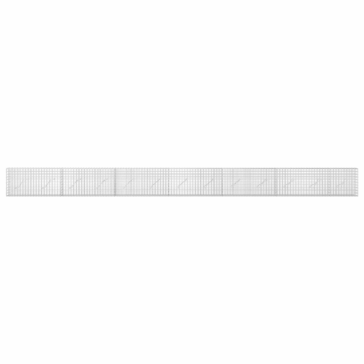 Γκαμπιόν με Σύρμα 3,5 mm και Πλέγμα 5x5 cm 650x10x50 εκ - Pakobazaar