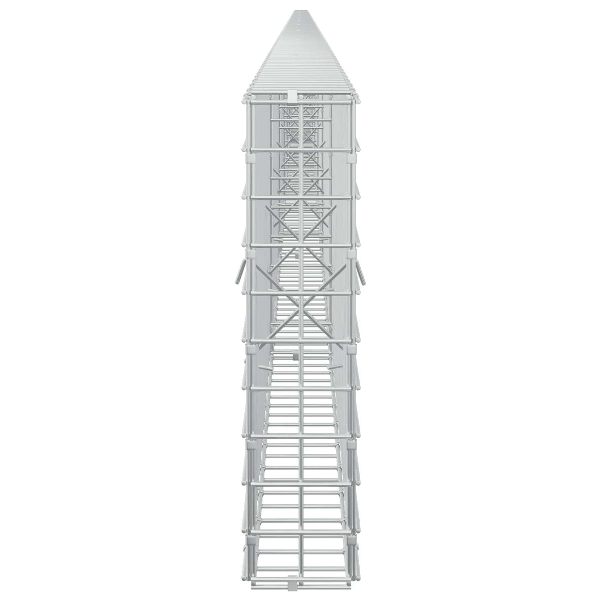 Γκαμπιόν με Σύρμα 3,5 mm και Πλέγμα 5x5 cm 1100x10x50 εκ - Pakobazaar