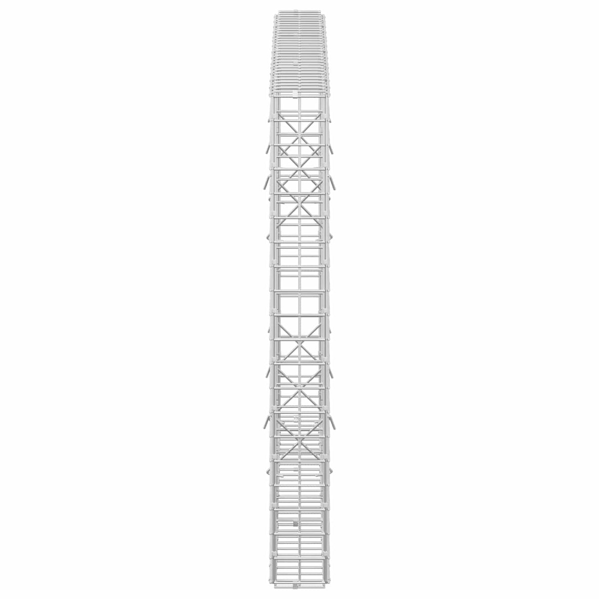 Γκαμπιόν με Σύρμα 3,5 mm και Πλέγμα 5x5 cm 150x10x100 εκ - Pakobazaar