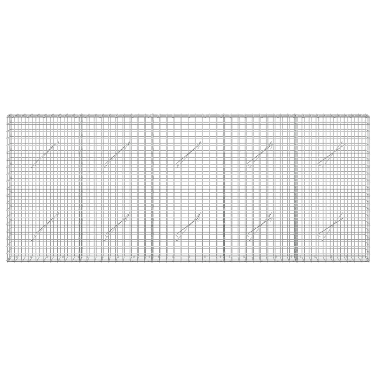 Γκαμπιόν με Σύρμα 3,5 mm και Πλέγμα 5x5 cm 250x10x100 εκ
