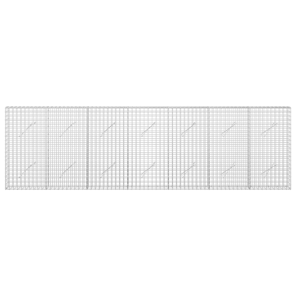 Γκαμπιόν με Σύρμα 3,5 mm και Πλέγμα 5x5 cm 350x10x100 εκ - Pakobazaar