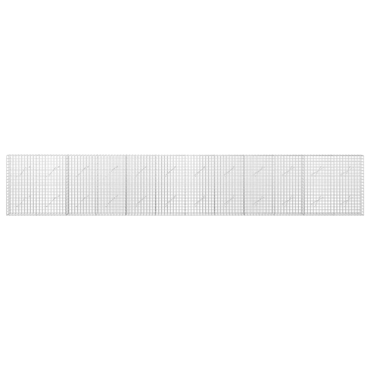 Γκαμπιόν με Σύρμα 3,5 mm και Πλέγμα 5x5 cm 600x10x100 εκ - Pakobazaar
