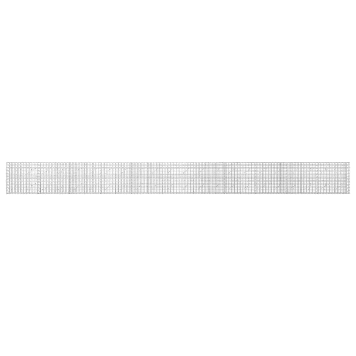 Γκαμπιόν με Σύρμα 3,5 mm και Πλέγμα 5x5 cm 1100x10x100 εκ - Pakobazaar