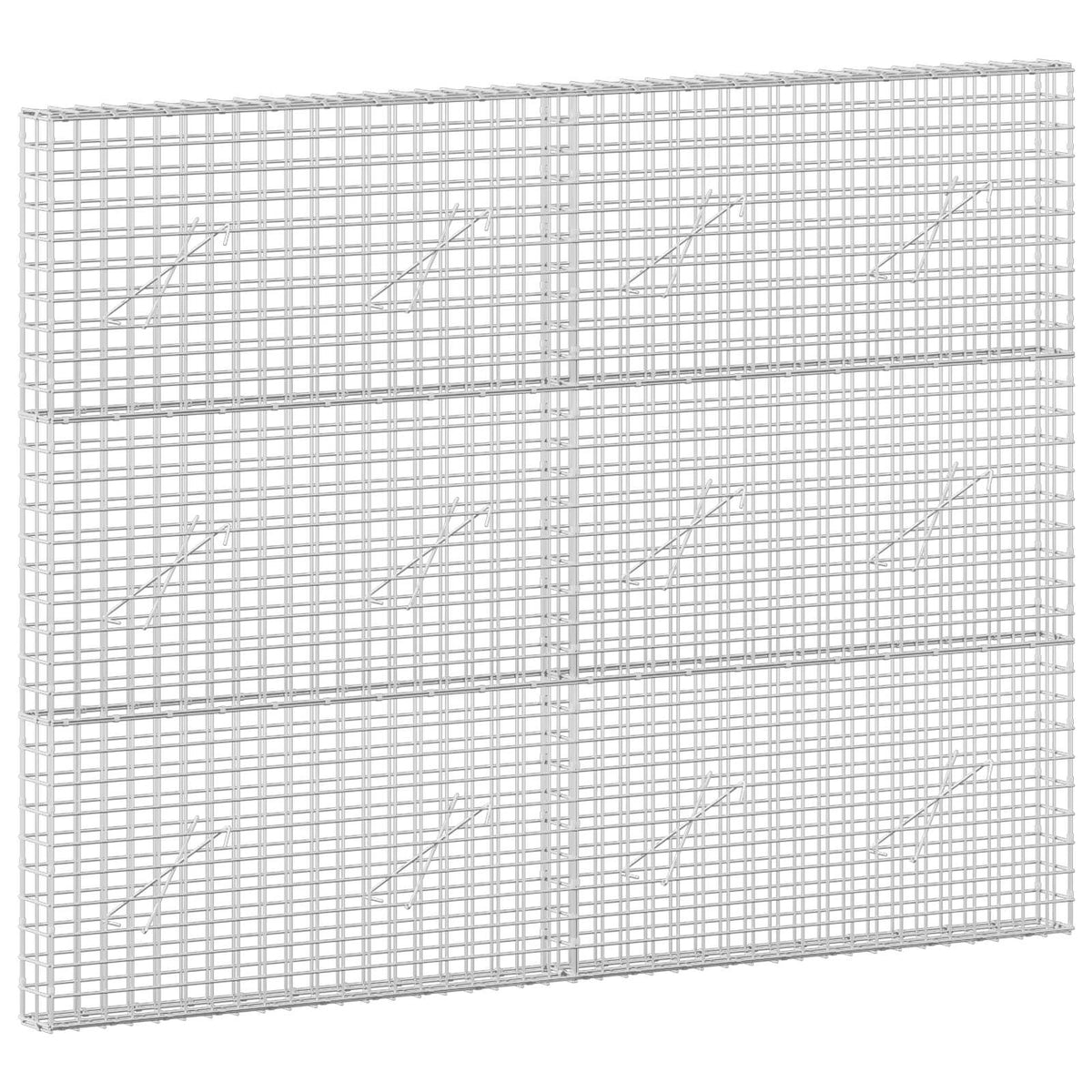 Γκαμπιόν με Σύρμα 3,5 mm και Πλέγμα 5x5 cm 200x10x150 εκ - Pakobazaar