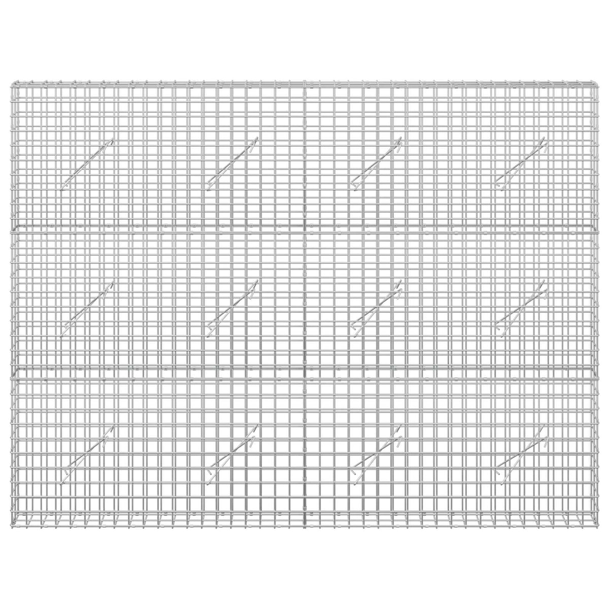 Γκαμπιόν με Σύρμα 3,5 mm και Πλέγμα 5x5 cm 200x10x150 εκ - Pakobazaar