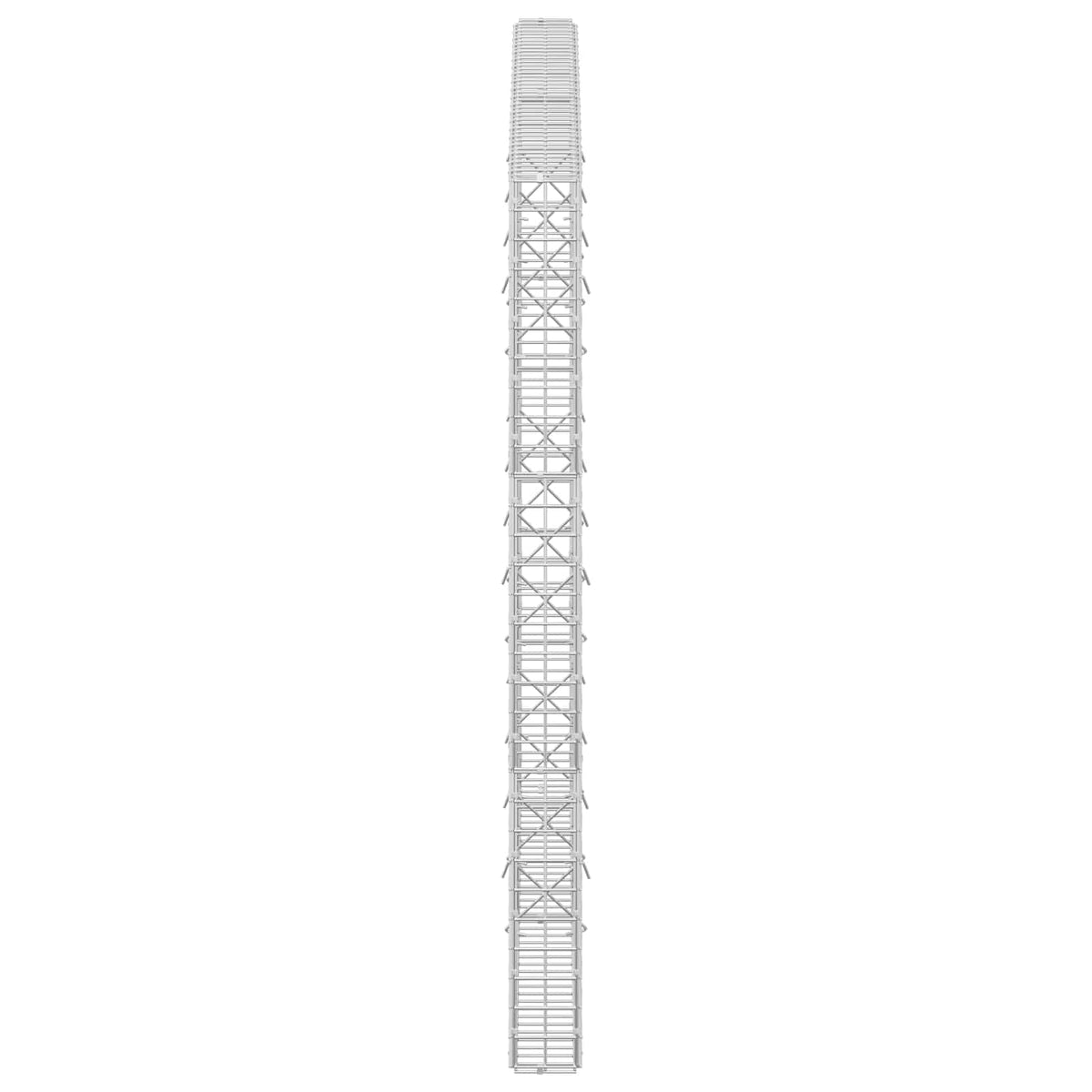 Γκαμπιόν με Σύρμα 3,5 mm και Πλέγμα 5x5 cm 200x10x150 εκ - Pakobazaar