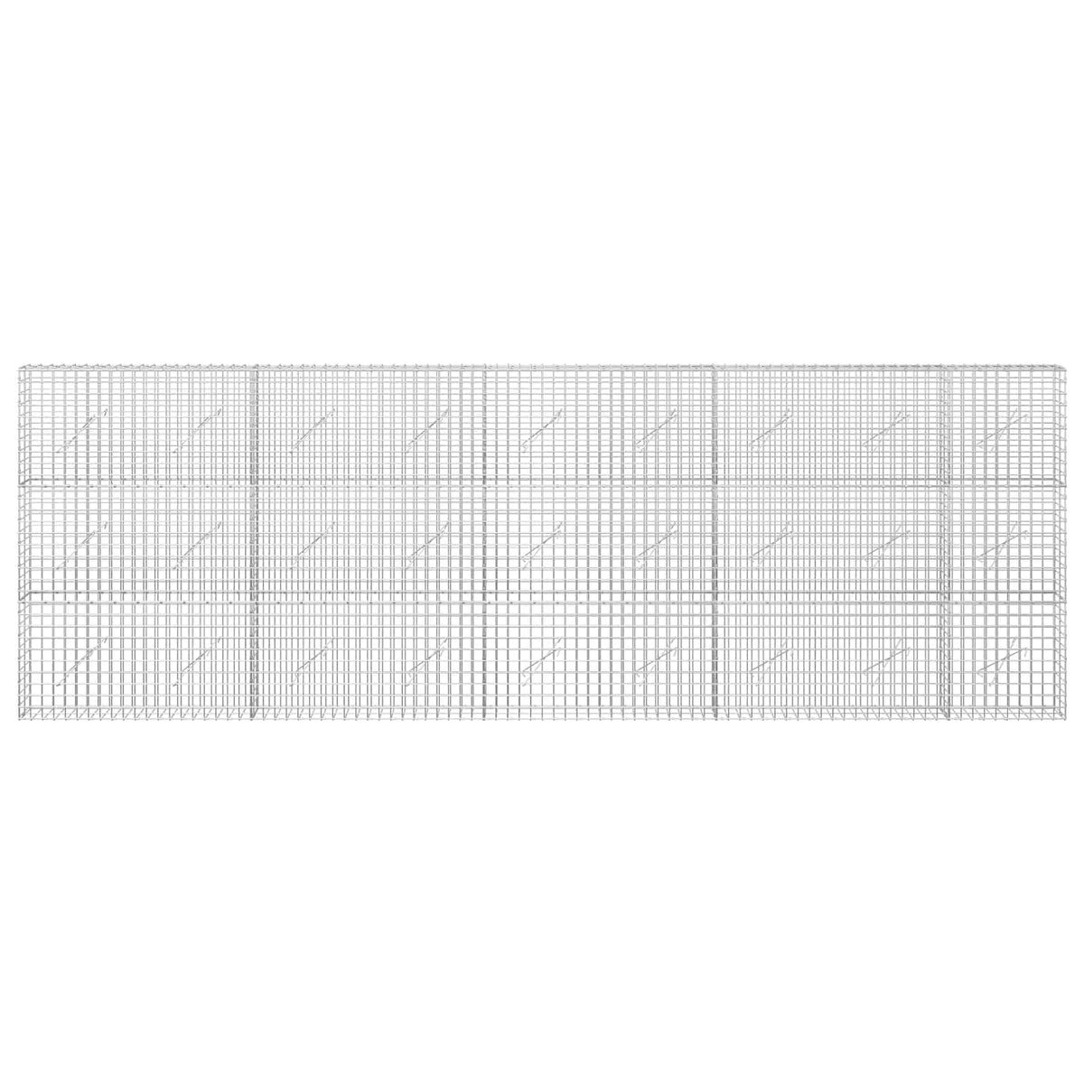 Γκαμπιόν με Σύρμα 3,5 mm και Πλέγμα 5x5 cm 450x10x150 εκ - Pakobazaar
