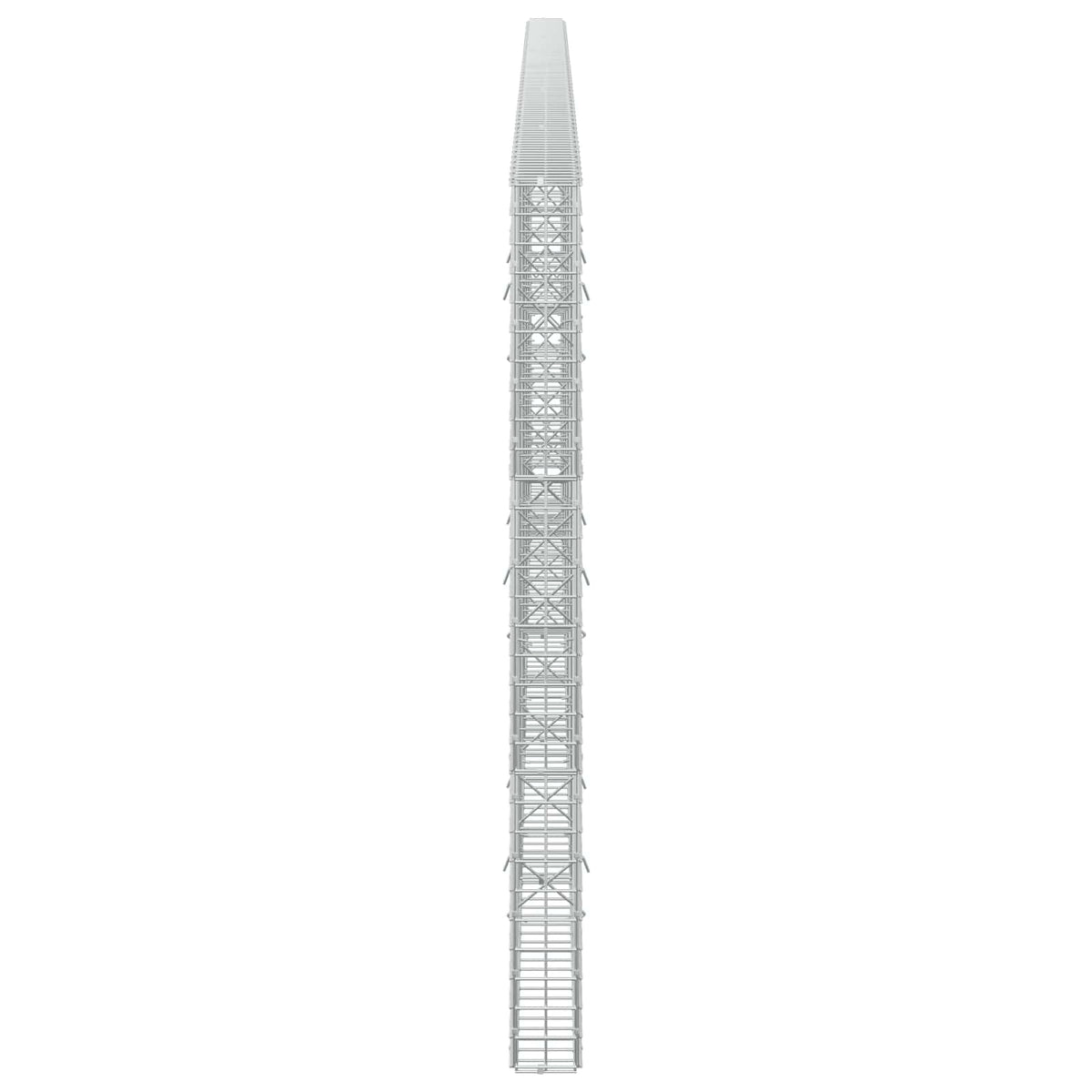 Γκαμπιόν με Σύρμα 3,5 mm και Πλέγμα 5x5 cm 500x10x150 εκ - Pakobazaar
