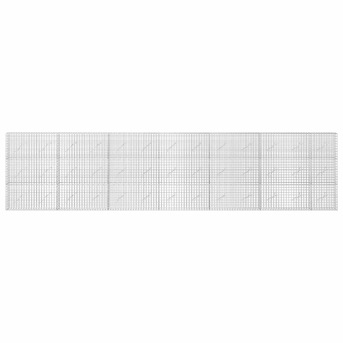 Γκαμπιόν με Σύρμα 3,5 mm και Πλέγμα 5x5 cm 650x10x150 εκ - Pakobazaar