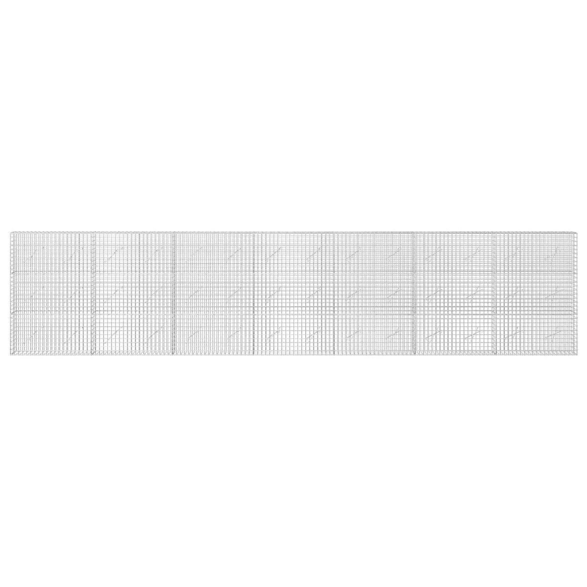 Γκαμπιόν με Σύρμα 3,5 mm και Πλέγμα 5x5 cm 700x10x150 εκ.