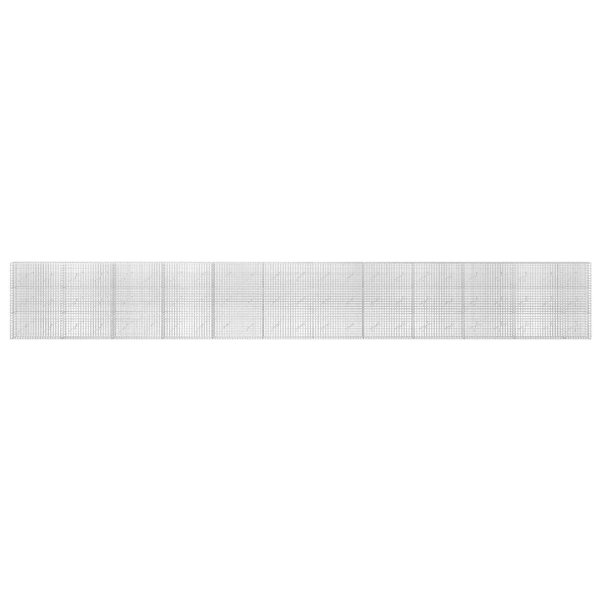 Γκαμπιόν με Σύρμα 3,5 mm και Πλέγμα 5x5 cm 1150x10x150 εκ - Pakobazaar