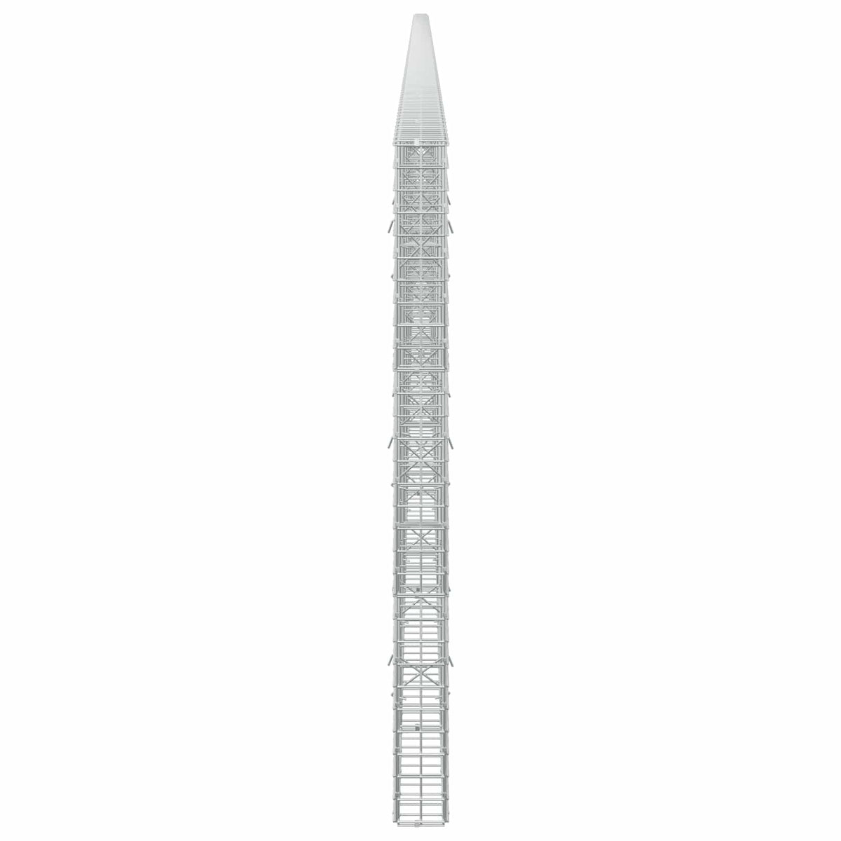 Γκαμπιόν με Σύρμα 3,5 mm και Πλέγμα 5x5 cm 1150x10x150 εκ - Pakobazaar