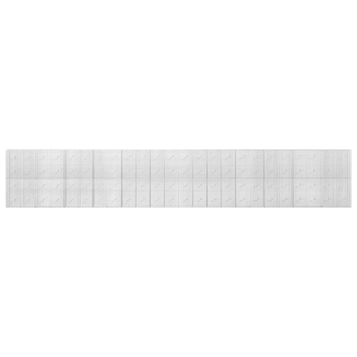 Γκαμπιόν με Σύρμα 3,5 mm και Πλέγμα 5x5 cm 1200x10x200 εκ - Pakobazaar