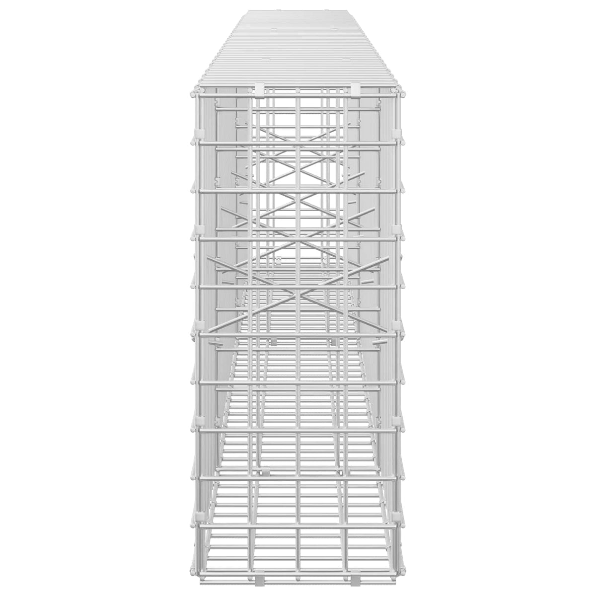 Γκαμπιόν με Σύρμα 3,5 mm και Πλέγμα 5x5 cm 250x20x50 εκ - Pakobazaar