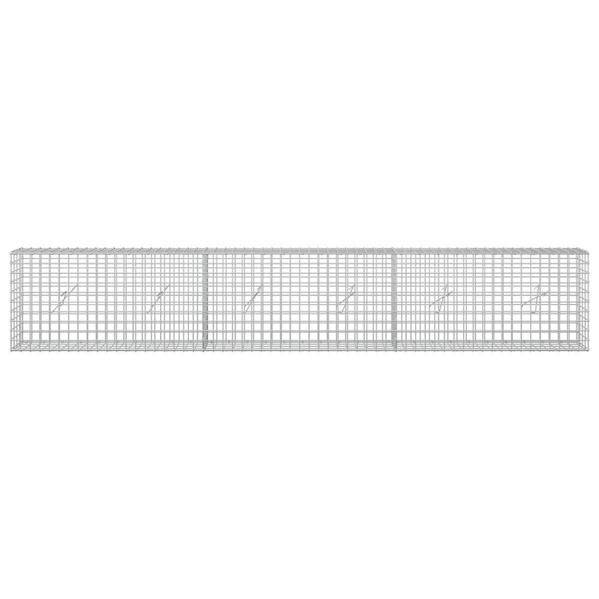 Γκαμπιόν με Σύρμα 3,5 mm και Πλέγμα 5x5 cm 300x20x50 εκ - Pakobazaar