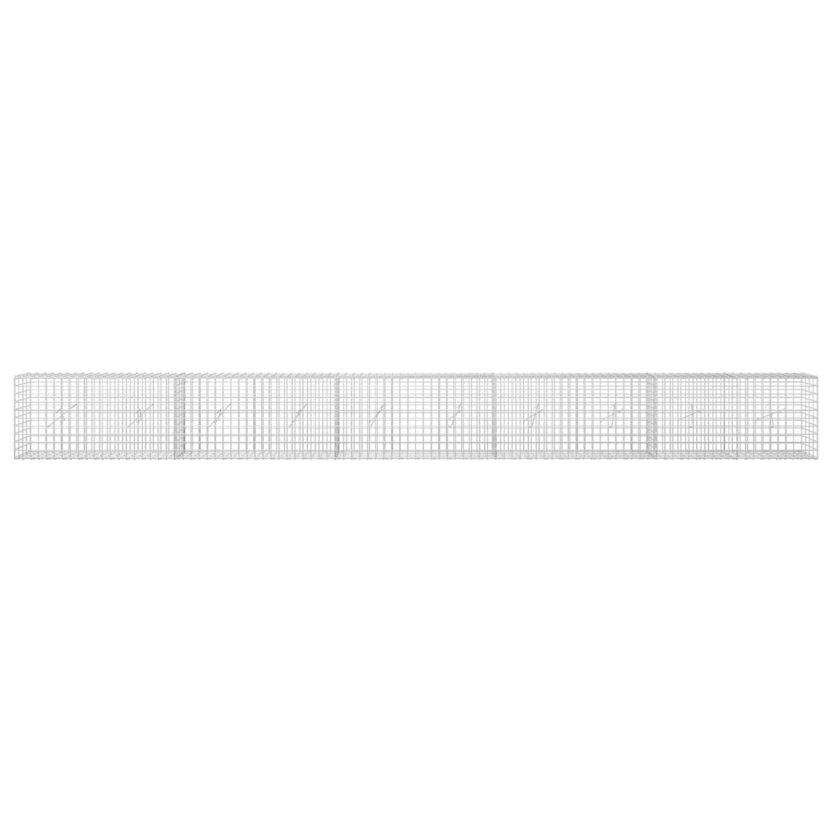 Γκαμπιόν με Σύρμα 3,5 mm και Πλέγμα 5x5 cm 500x20x50 εκ - Pakobazaar