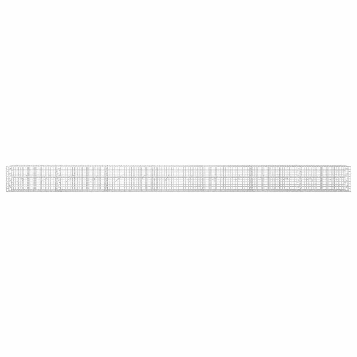 Γκαμπιόν με Σύρμα 3,5 mm και Πλέγμα 5x5 cm 700x20x50 εκ - Pakobazaar