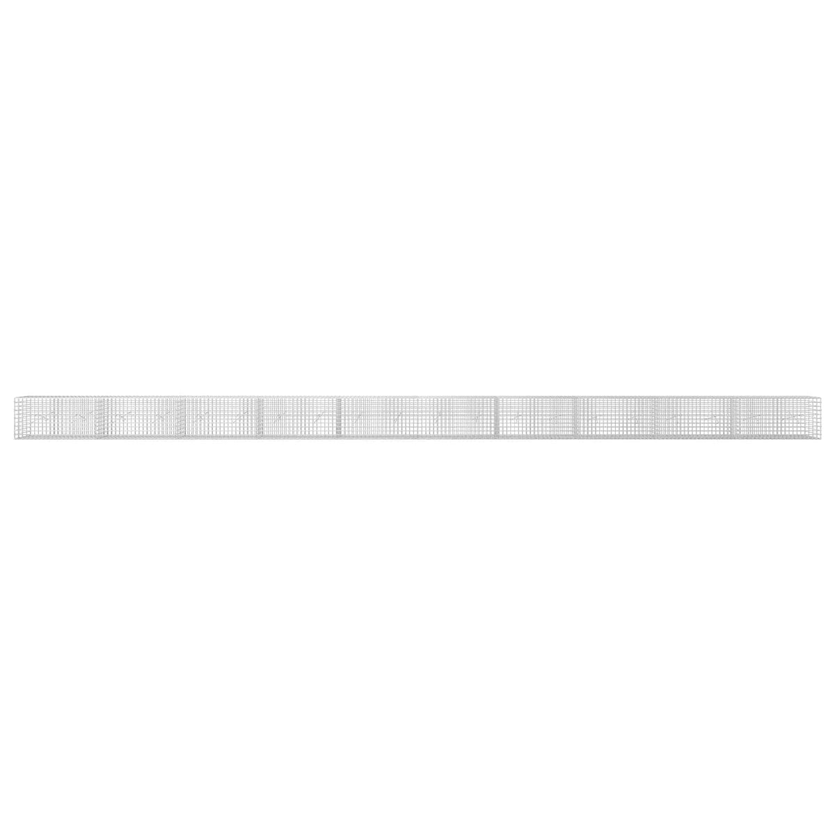 Γκαμπιόν με Σύρμα 3,5 mm και Πλέγμα 5x5 cm 1000x20x50 εκ - Pakobazaar