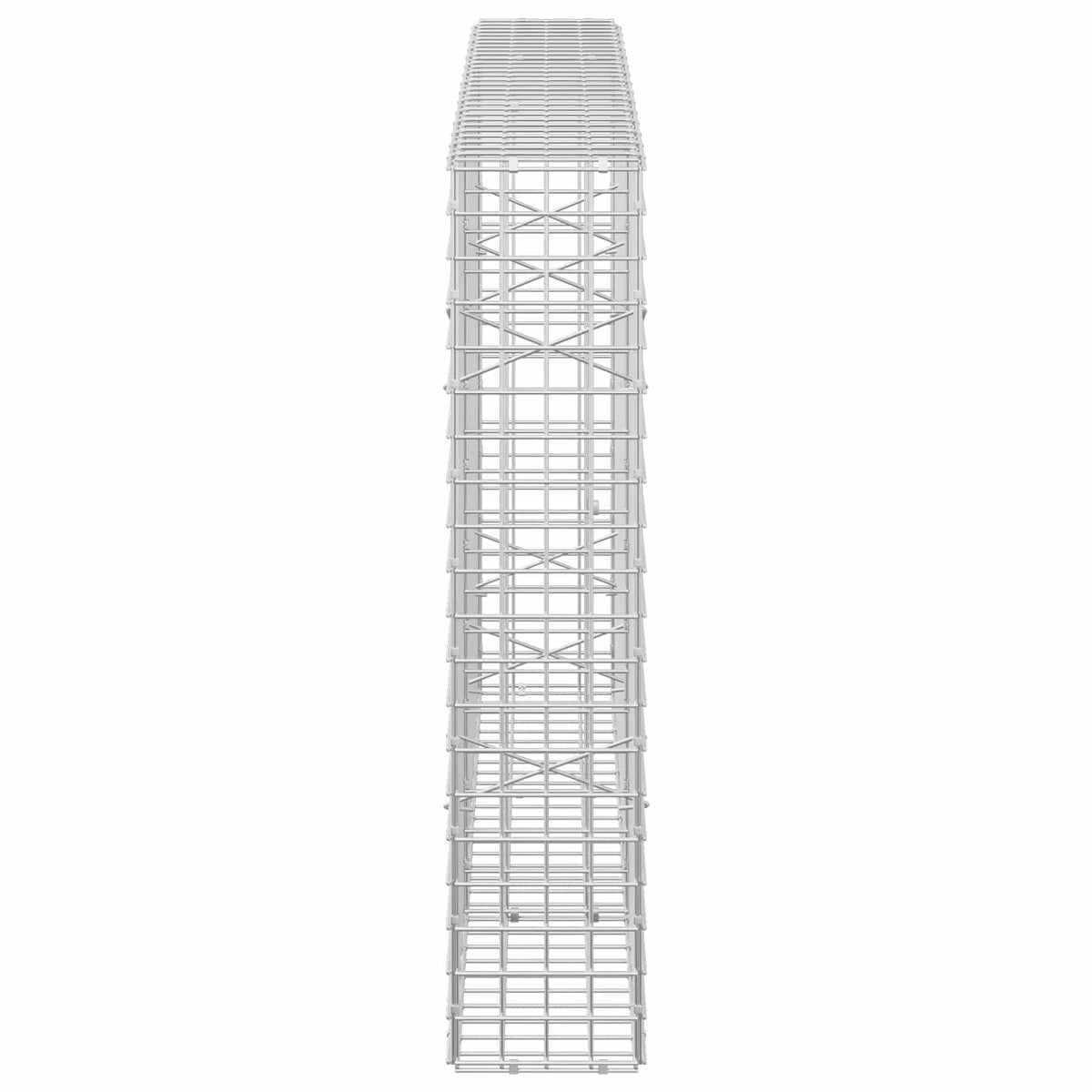 Γκαμπιόν με Σύρμα 3,5 mm και Πλέγμα 5x5 cm 150x20x100 εκ - Pakobazaar