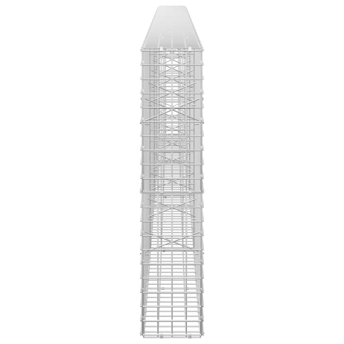 Γκαμπιόν με Σύρμα 3,5 mm και Πλέγμα 5x5 cm 400x20x100 εκ - Pakobazaar