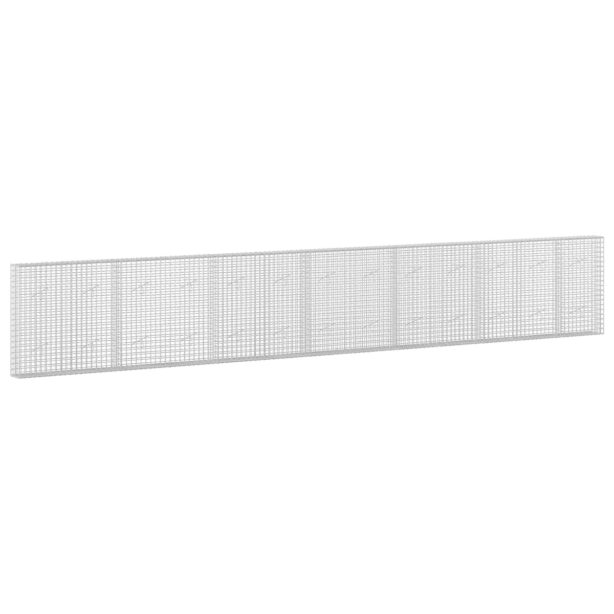 Γκαμπιόν με Σύρμα 3,5 mm και Πλέγμα 5x5 cm 650x20x100 εκ - Pakobazaar