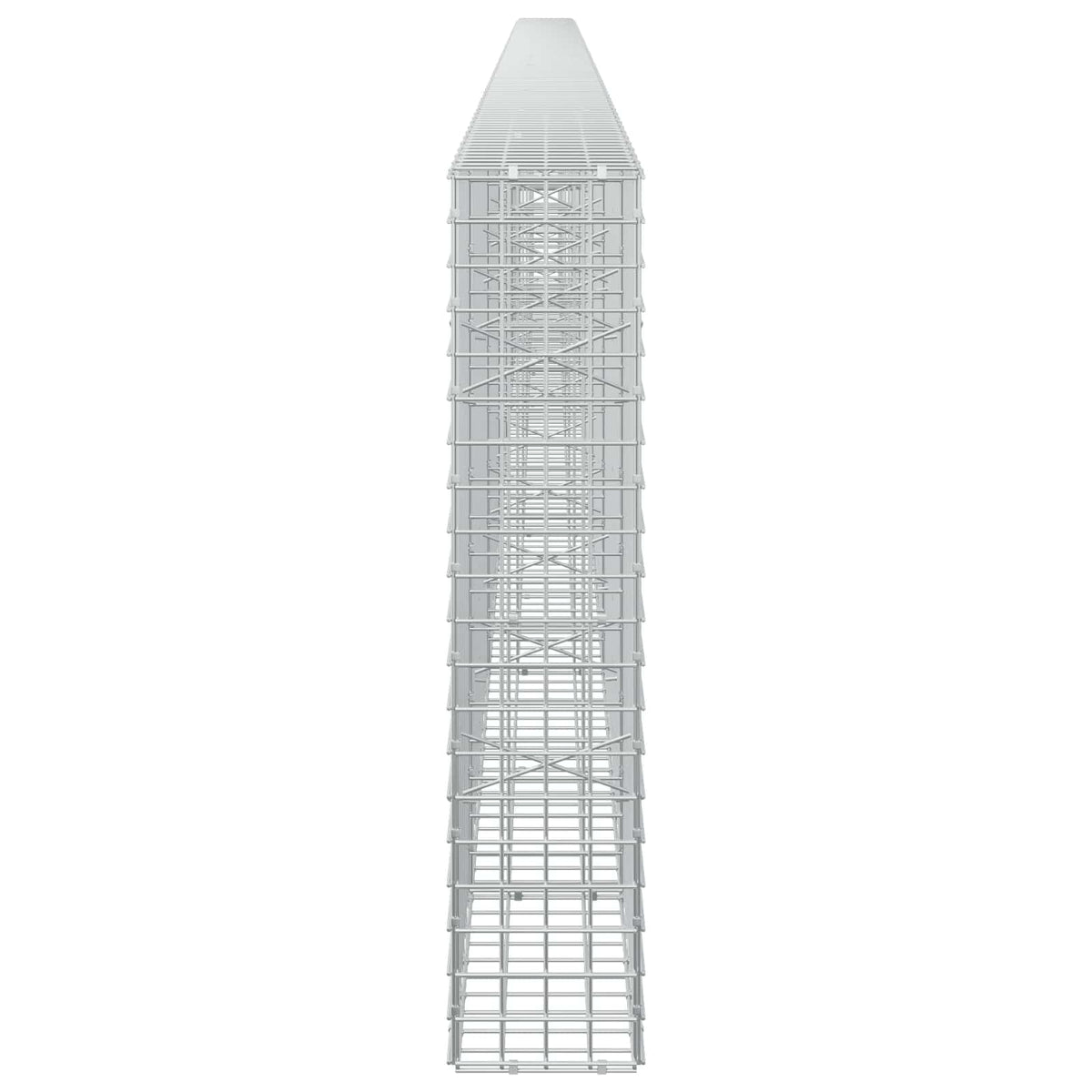 Γκαμπιόν με Σύρμα 3,5 mm και Πλέγμα 5x5 cm 650x20x100 εκ - Pakobazaar