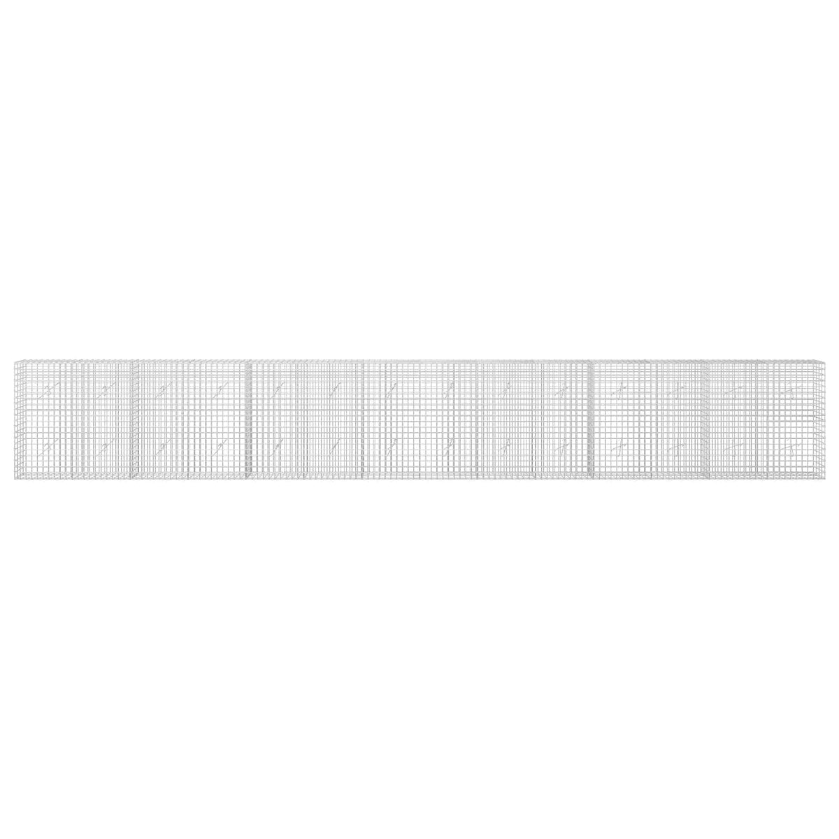 Γκαμπιόν με Σύρμα 3,5 mm και Πλέγμα 5x5 cm 700x20x100 εκ - Pakobazaar