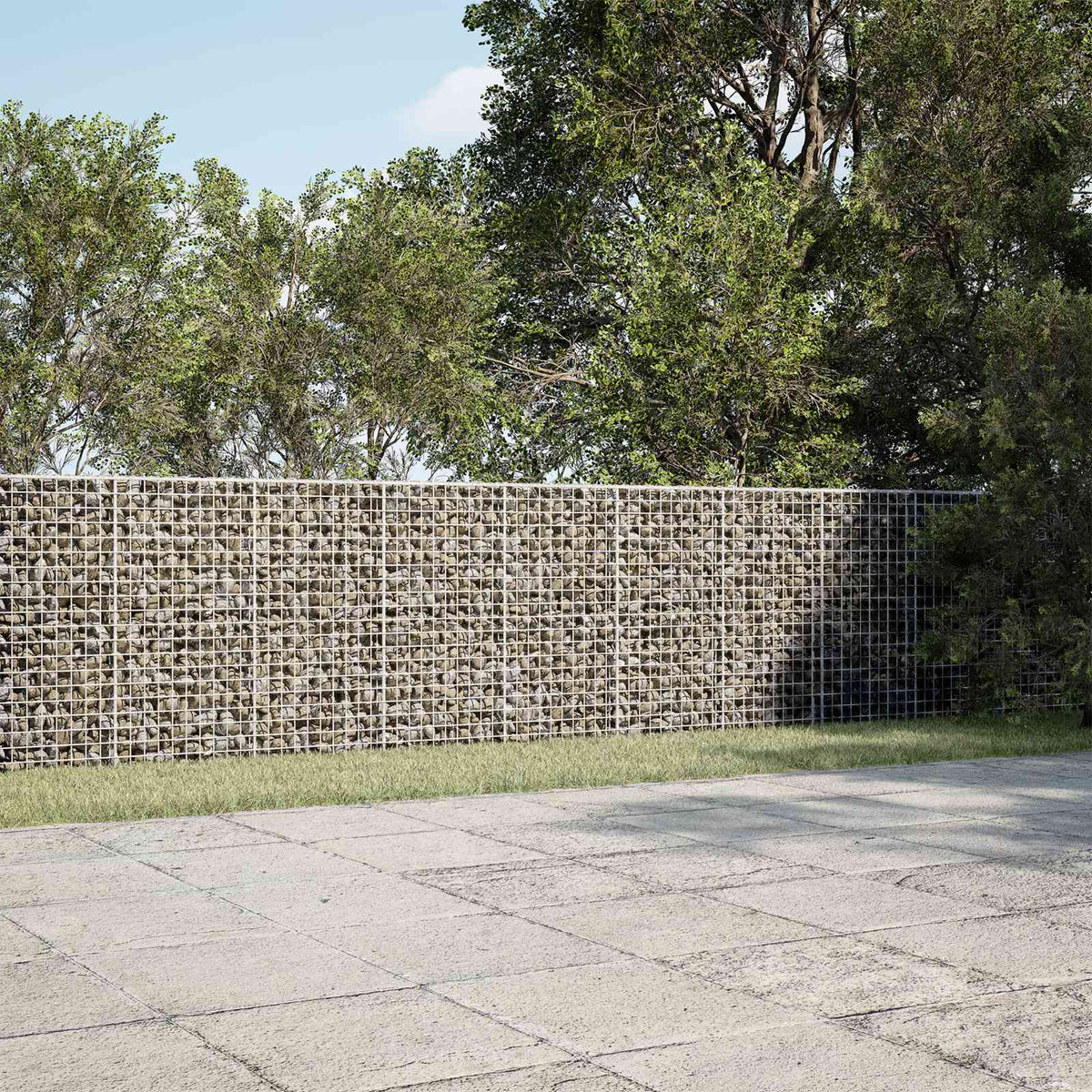 Γκαμπιόν με Σύρμα 3,5 mm και Πλέγμα 5x5 cm 950x20x100 εκ. - Pakobazaar