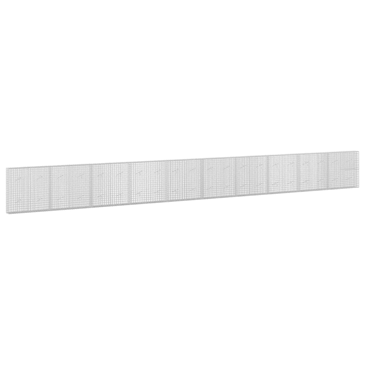 Γκαμπιόν με Σύρμα 3,5 mm και Πλέγμα 5x5 cm 1000x20x100 εκ - Pakobazaar