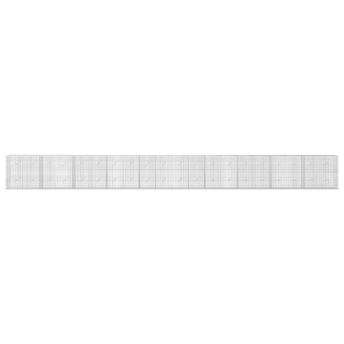 Γκαμπιόν με Σύρμα 3,5 mm και Πλέγμα 5x5 cm 1000x20x100 εκ - Pakobazaar