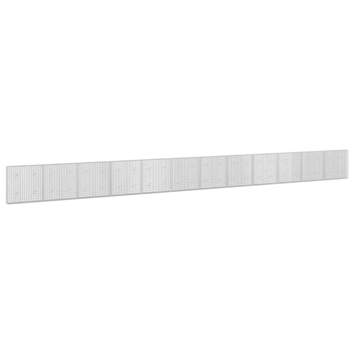 Γκαμπιόν με Σύρμα 3,5 mm και Πλέγμα 5x5 cm 1200x20x100 εκ - Pakobazaar
