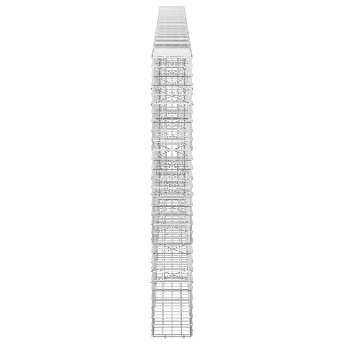 Γκαμπιόν με Σύρμα 3,5 mm και Πλέγμα 5x5 cm 400x20x150 εκ - Pakobazaar