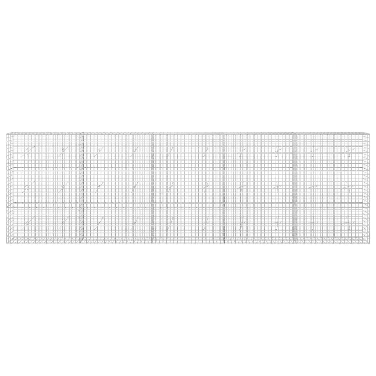 Γκαμπιόν με Σύρμα 3,5 mm και Πλέγμα 5x5 cm 500x20x150 εκ