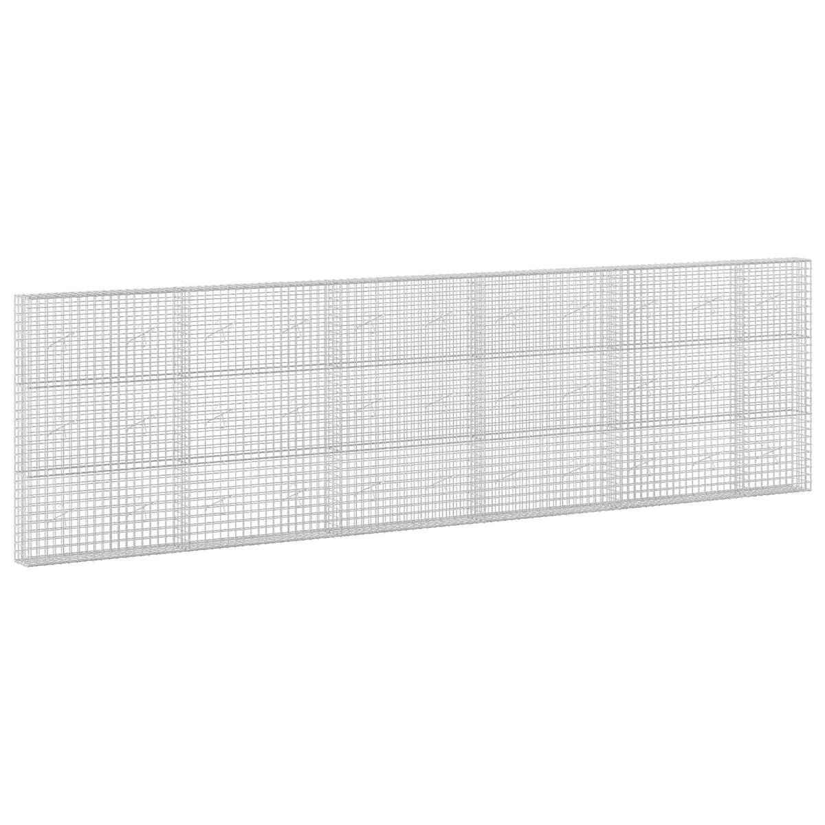 Γκαμπιόν με Σύρμα 3,5 mm και Πλέγμα 5x5 cm 550x20x150 εκ - Pakobazaar