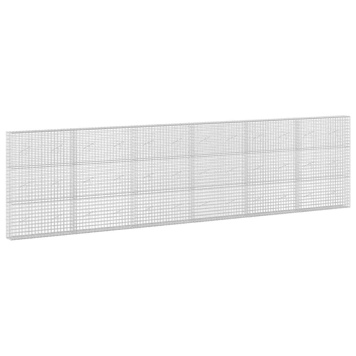 Γκαμπιόν με Σύρμα 3,5 mm και Πλέγμα 5x5 cm 600x20x150 εκ