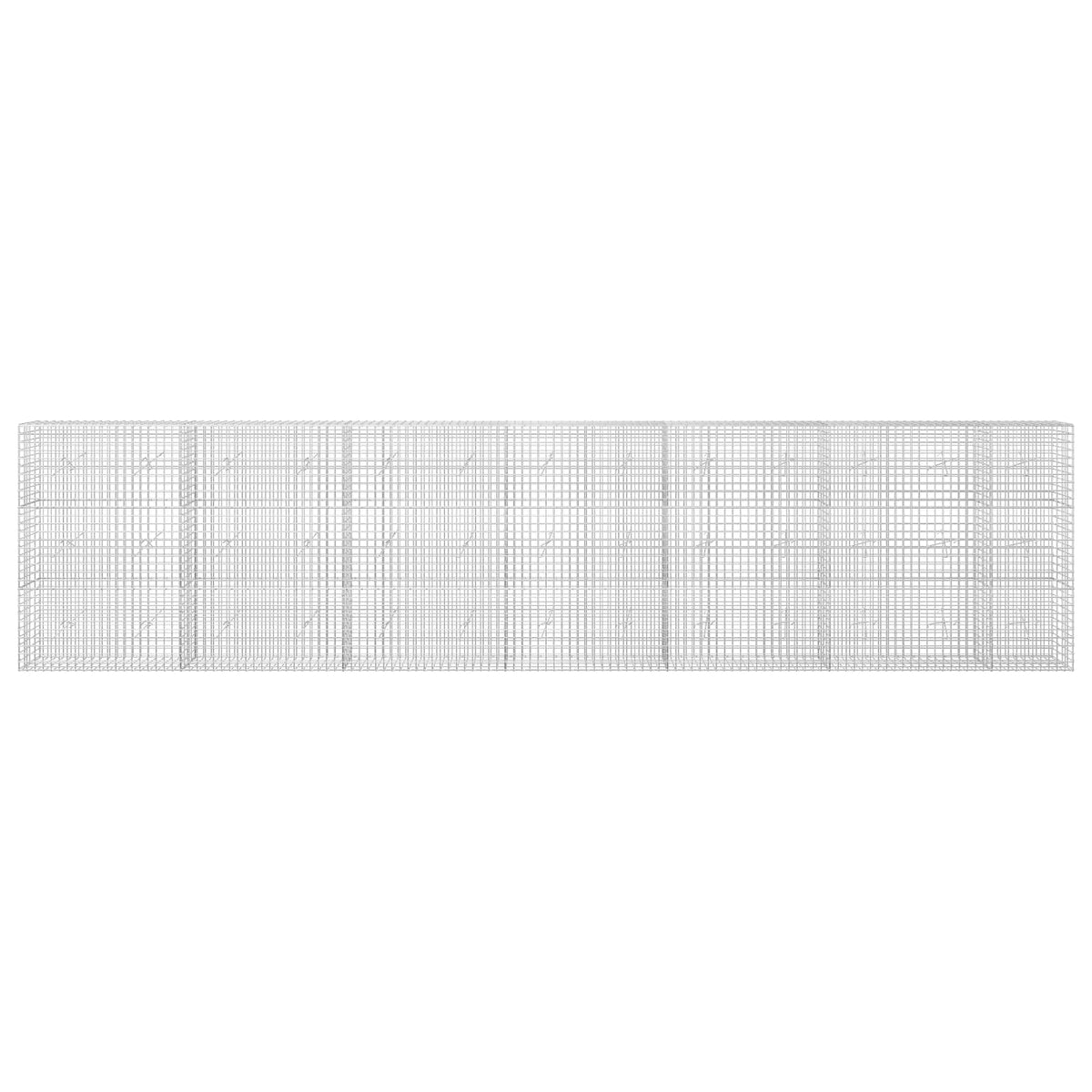 Γκαμπιόν με Σύρμα 3,5 mm και Πλέγμα 5x5 cm 650x20x150 εκ