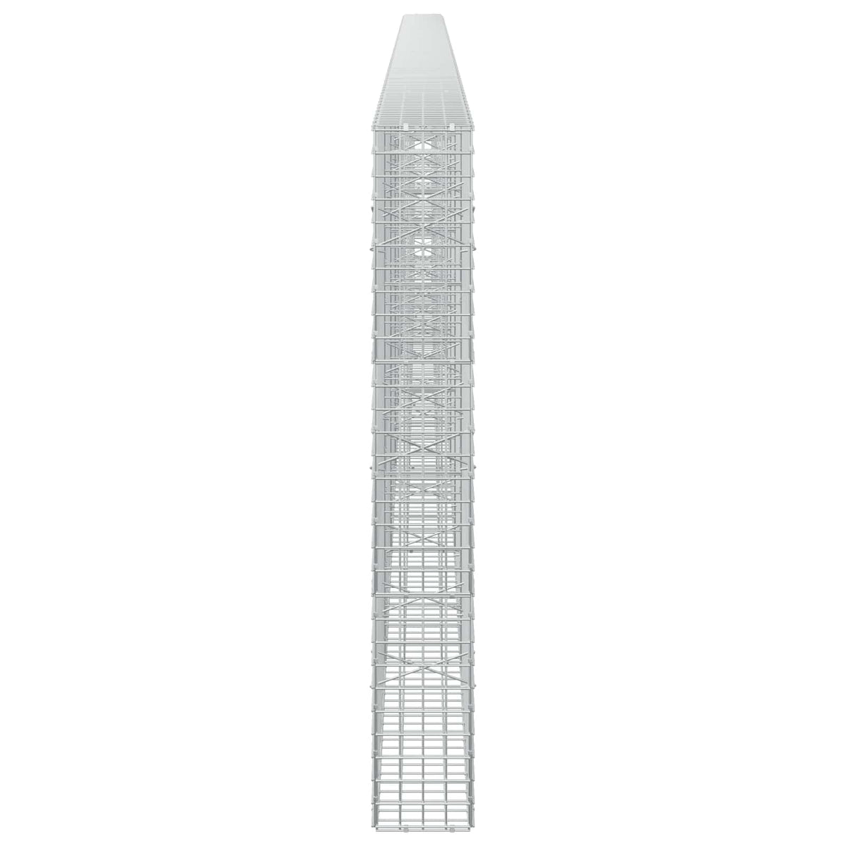 Γκαμπιόν με Σύρμα 3,5 mm και Πλέγμα 5x5 cm 700x20x150 εκ - Pakobazaar