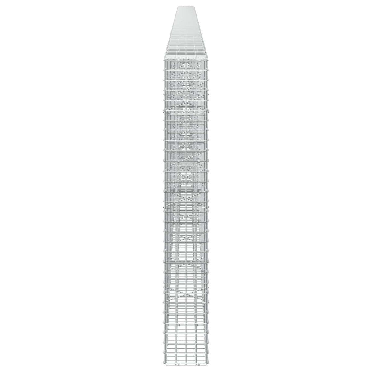 Γκαμπιόν με Σύρμα 3,5 mm και Πλέγμα 5x5 cm 750x20x150 εκ - Pakobazaar