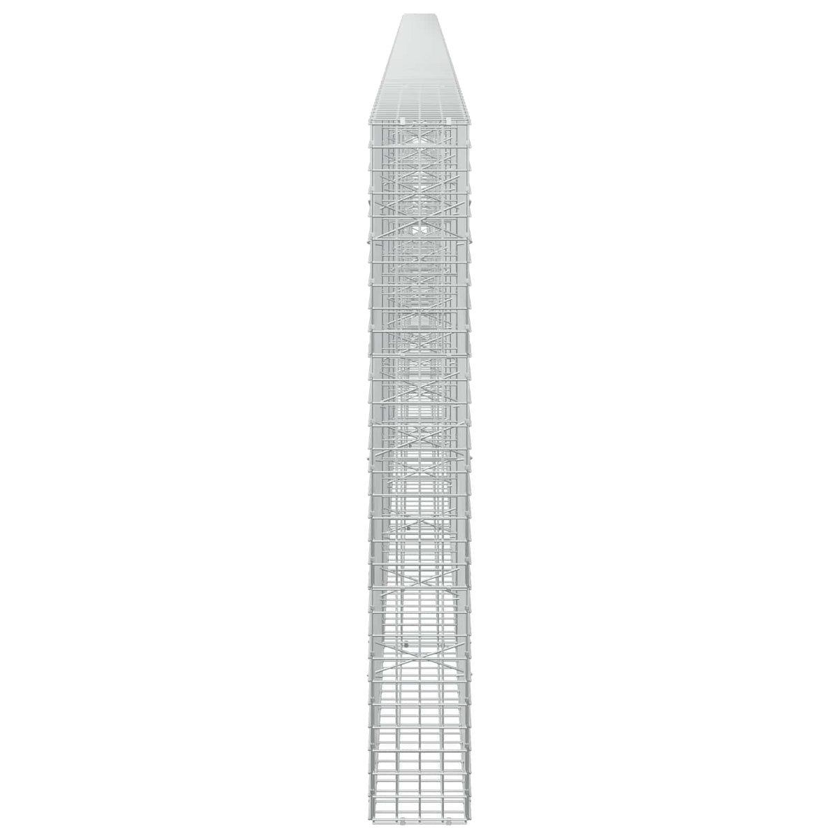 Γκαμπιόν με Σύρμα 3,5 mm και Πλέγμα 5x5 cm 800x20x150 εκ - Pakobazaar
