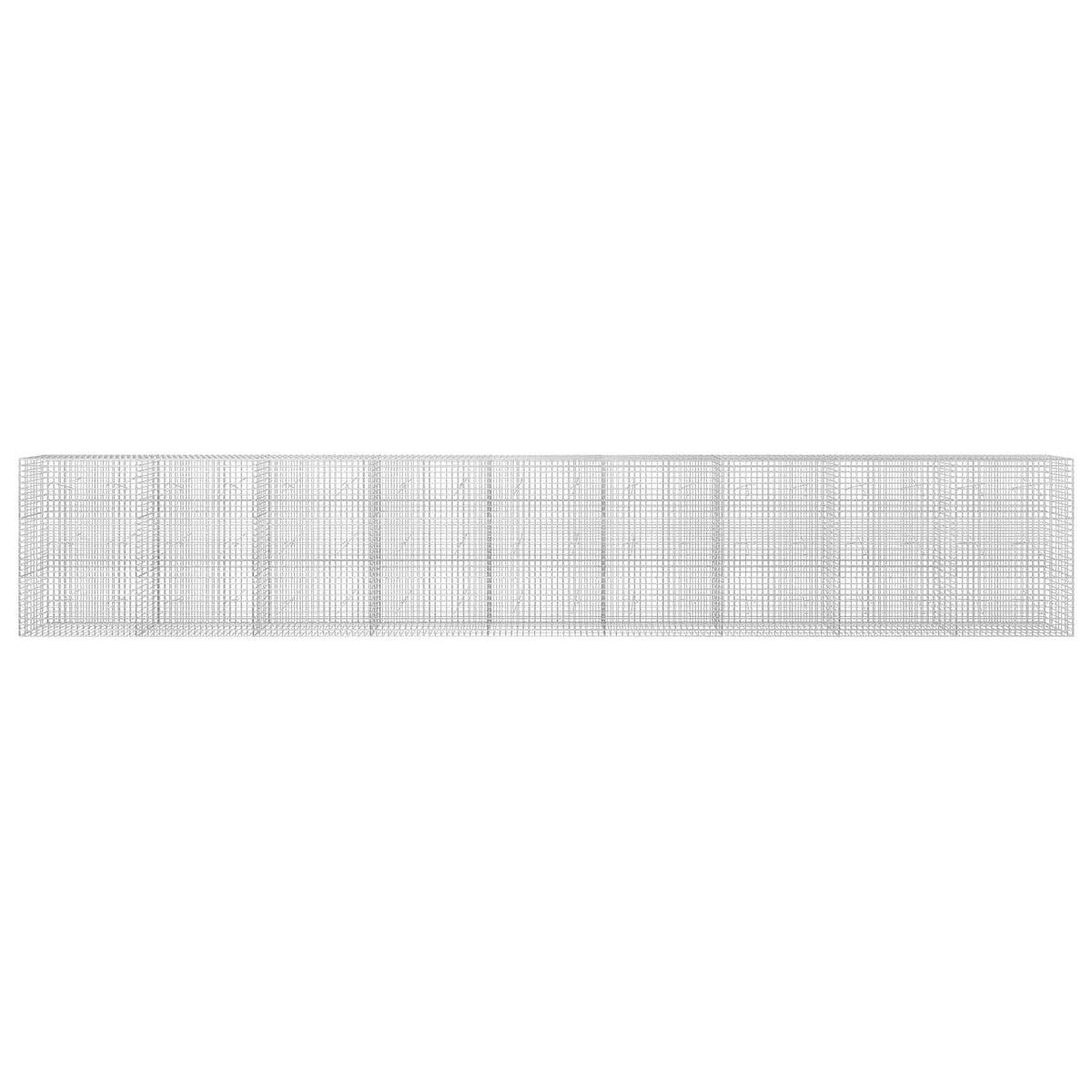 Γκαμπιόν με Σύρμα 3,5 mm και Πλέγμα 5x5 cm 900x20x150 εκ. - Pakobazaar